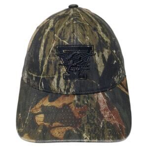 Advantage Series Ltd. Fitted Baseball Cap Multicolor M Embroidered Camo Flexfit